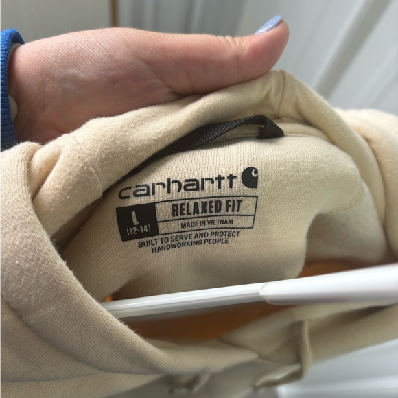 Carhartt Women’s Cream Hoodie - Picture 3 of 3